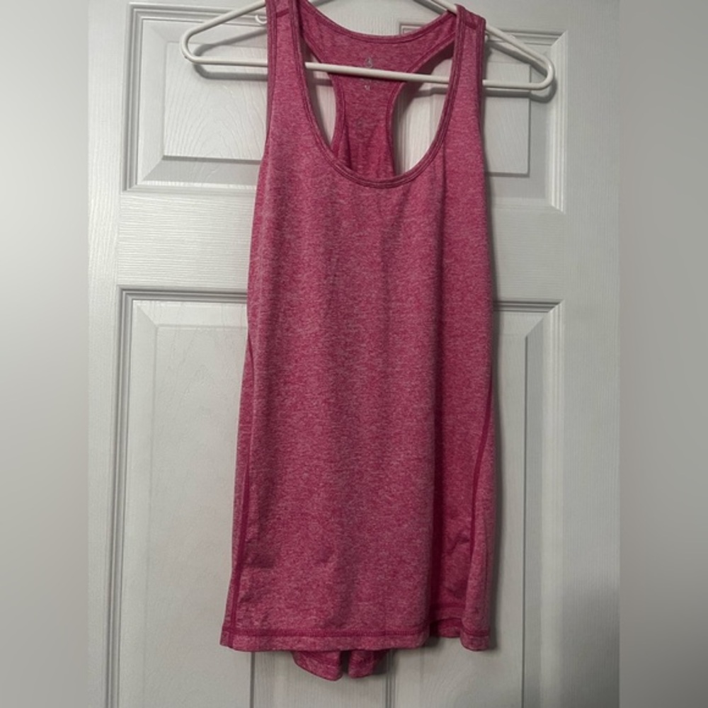 Womens Medium Heathered Pink Racerback tank‎